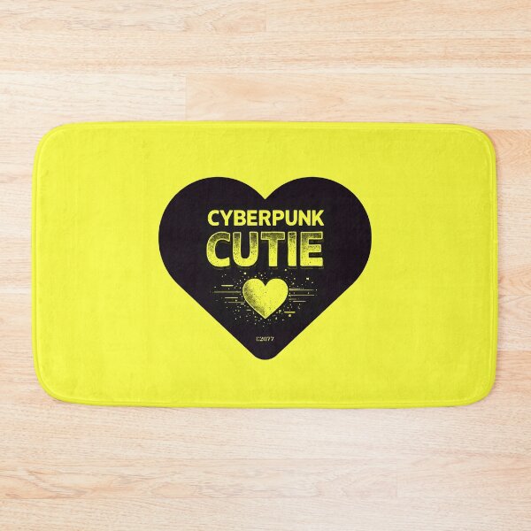 Item preview, Cyberpunk Cutie  - Funny Neon Heart Women Gamer Design (Yellow) designed and sold by SlightlyUnreal.