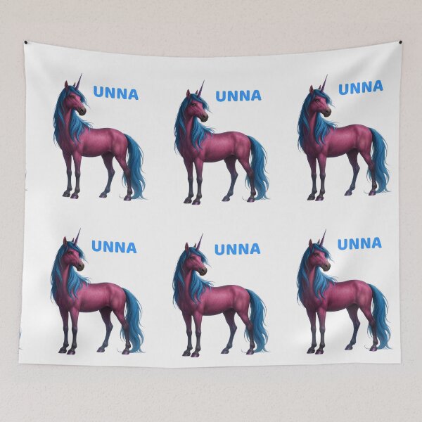 Item preview, Unna the Magical Unicorn – Inspired by a Child’s Imagination designed and sold by Kindness Canvas.
