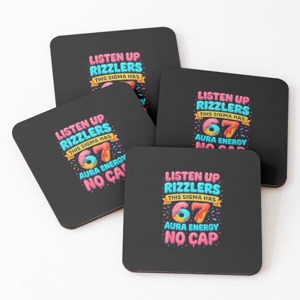 Item preview, Listen Up Rizzlers 6 7 Aura Energy Six Seven 67 Meme No Cap  designed and sold by grumpzara.