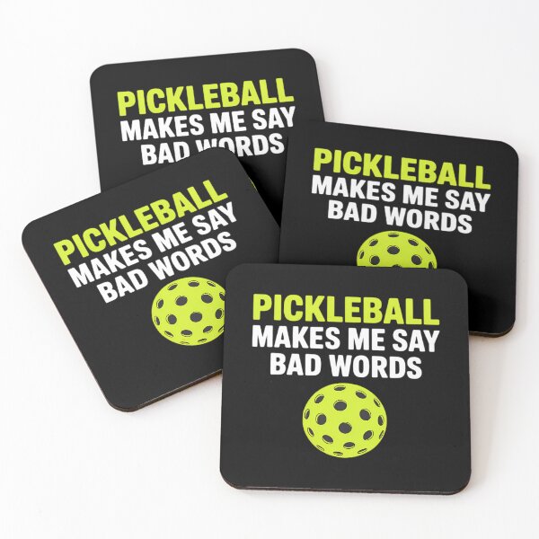 Item preview, Pickleball Makes Me Say Bad Words Funny Pickleball designed and sold by Bandikonsalez.