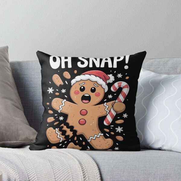 Item preview, Funny Christmas Gingerbread Man Oh Snap Pajama designed and sold by khorbiasieno.