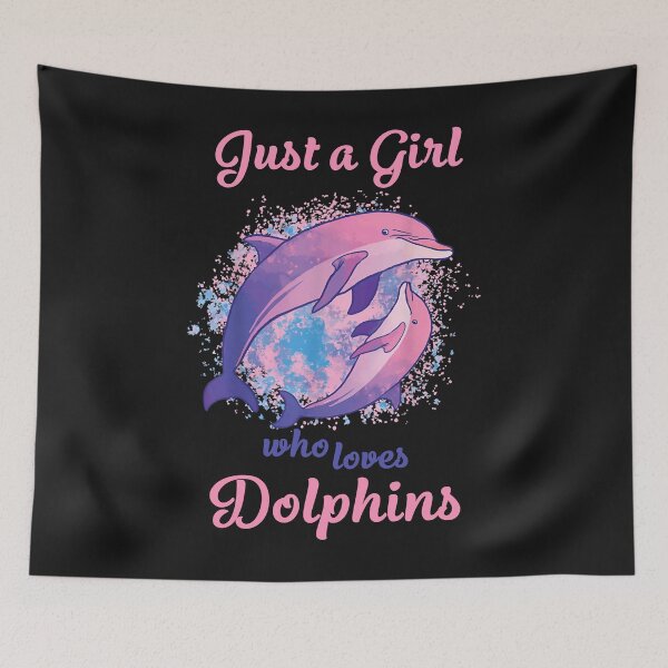 Item preview, Just a Girl Who Loves Dolphins Shirt designed and sold by TinaMDedrick.