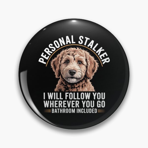 Item preview, Goldendoodle Personal Stalker Funny Golden Doodle Mom designed and sold by Bandikonsalez.