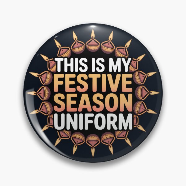 Item preview, This Is My Festive Season Uniform – Diwali Celebration Design designed and sold by Jollys-ArtShop.
