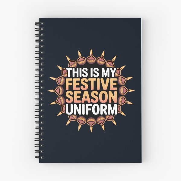 Item preview, This Is My Festive Season Uniform – Diwali Celebration Design designed and sold by Jollys-ArtShop.