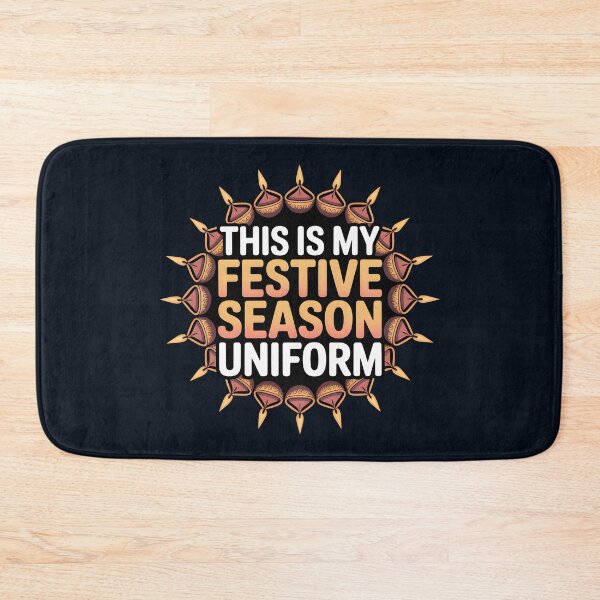 Item preview, This Is My Festive Season Uniform – Diwali Celebration Design designed and sold by Jollys-ArtShop.