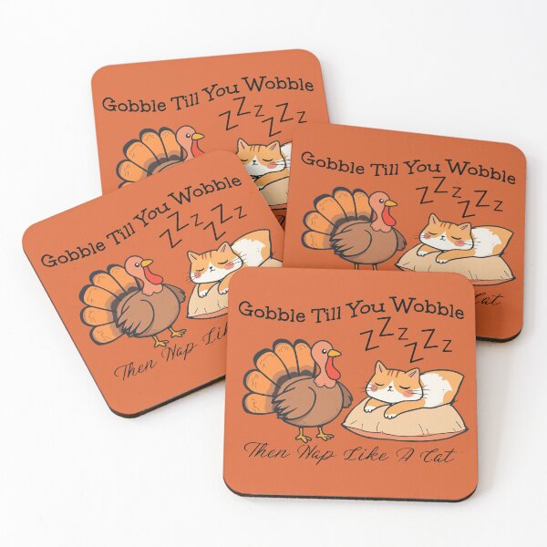 Item preview, Turkey Time Design "Gobble Till You Wobble" designed and sold by Fashion Quarters.