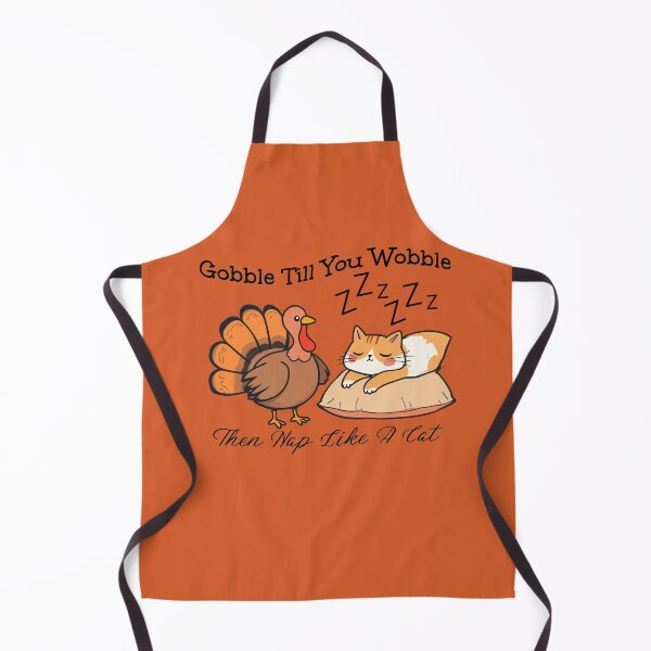 Item preview, Turkey Time Design "Gobble Till You Wobble" designed and sold by Fashion Quarters.