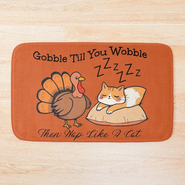 Item preview, Turkey Time Design "Gobble Till You Wobble" designed and sold by Fashion Quarters.
