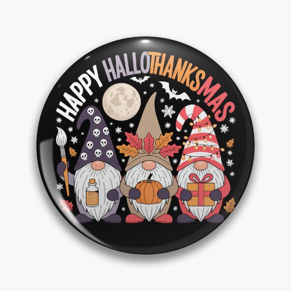 Item preview, Happy Hallothanksmas Gnomes hallowwen 2025 designed and sold by VividDripCo.