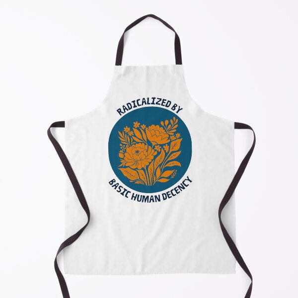 Item preview, Radicalized by Basic Human Decency - Orange Flowers designed and sold by Artichoke Press.