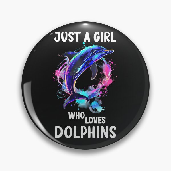 Item preview, Vibrant Dolphin Lover Girl T-Shirt designed and sold by TinaMDedrick.