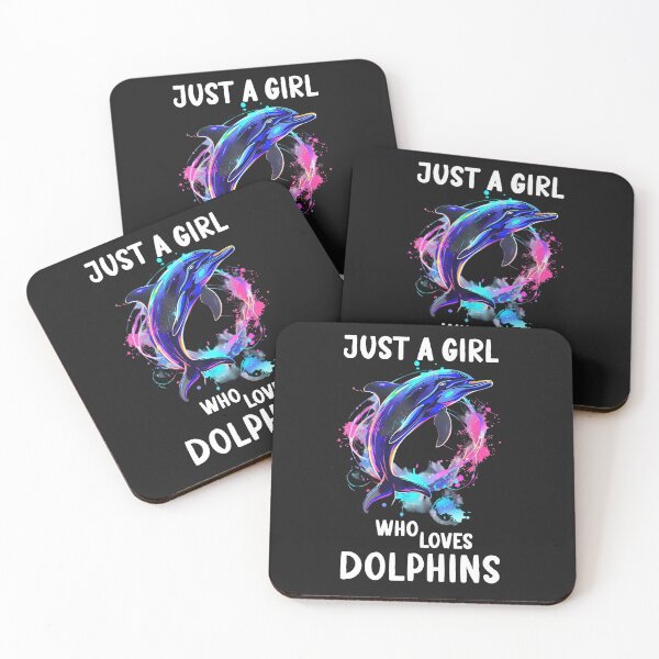 Item preview, Vibrant Dolphin Lover Girl T-Shirt designed and sold by TinaMDedrick.
