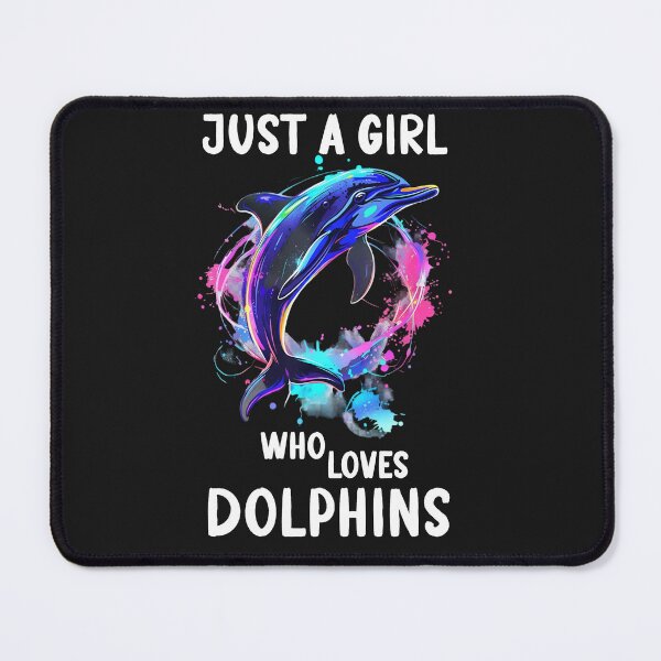 Item preview, Vibrant Dolphin Lover Girl T-Shirt designed and sold by TinaMDedrick.