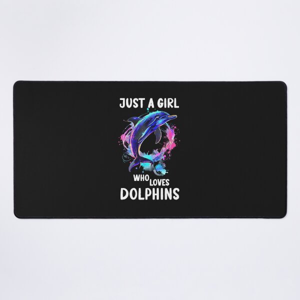 Item preview, Vibrant Dolphin Lover Girl T-Shirt designed and sold by TinaMDedrick.