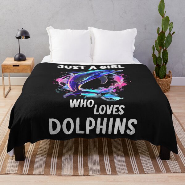 Item preview, Vibrant Dolphin Lover Girl T-Shirt designed and sold by TinaMDedrick.