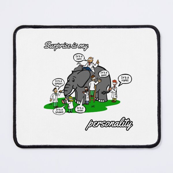 Item preview, "Surprise is my personality" Feeling isn’t always the truth, perception design designed and sold by TR_fairydesigns.