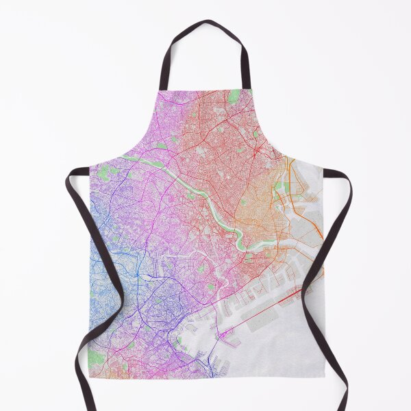 Item preview, Kawasaki City Map of Kanagawa, Japan - Colorful designed and sold by deMAP.