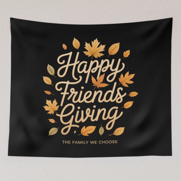 Item preview, Happy Friendsgiving Friends & Family Fall Thanksgiving designed and sold by ValerieRodrigue.