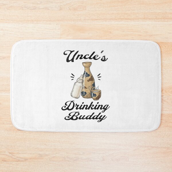Item preview, Uncle's Drinking Buddy (Sake Lover) in Black Text designed and sold by xxroseate.