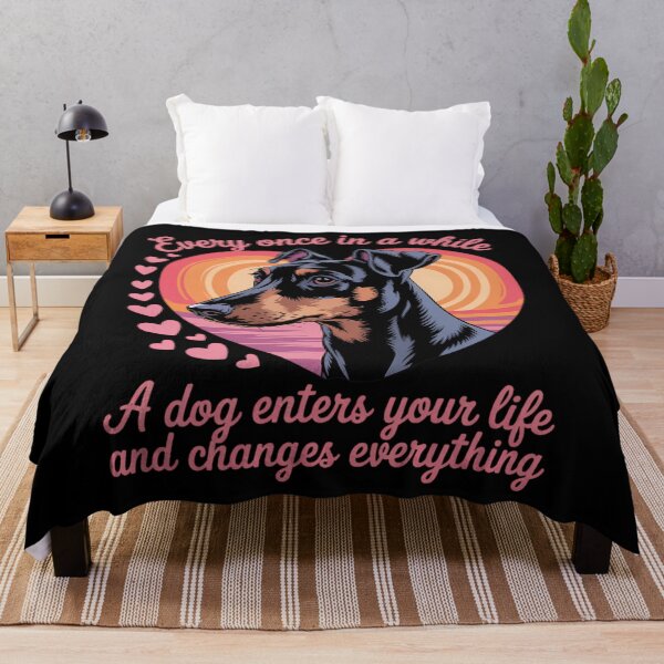 Item preview, Every Once In A While A Dog Enters Your Life Doberman designed and sold by ValerieRodrigue.