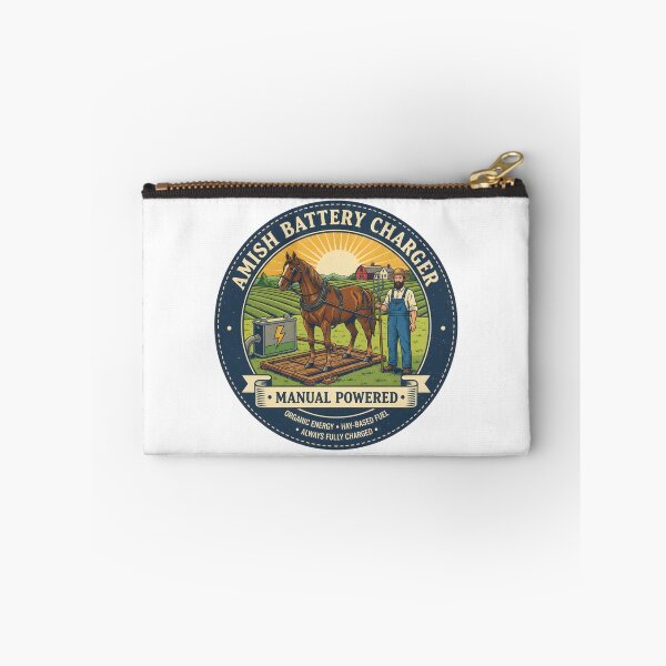 Item preview, Amish Battery Charger - Manual Powered - Organic Energy & Hay-Based Fuel designed and sold by RedDelaney.