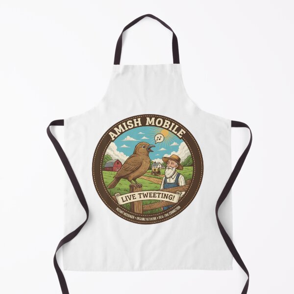 Item preview, Amish Mobile - Live Tweeting! - Organic Network, Real-Time Connection designed and sold by RedDelaney.