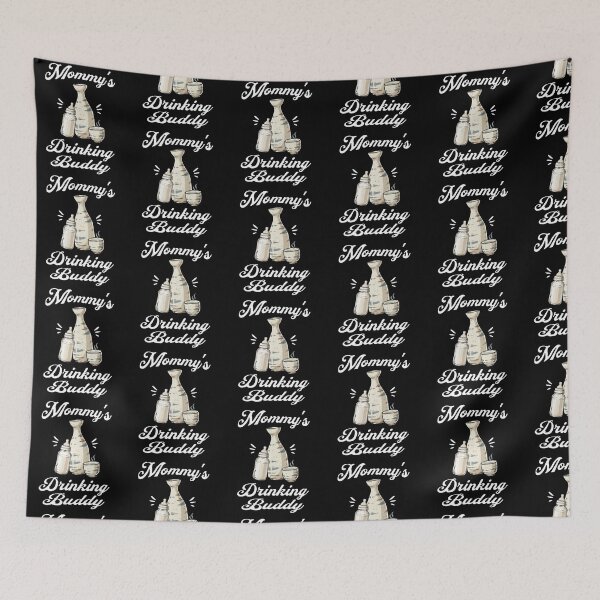Item preview, Mommy's Drinking Buddy (Sake Lover) in White Text designed and sold by xxroseate.