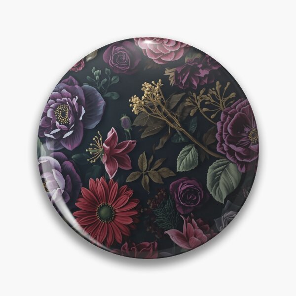 Artikelvorschau, Dunkles Blumen-Wandbild entworfen und verkauft von Moop42.