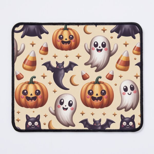 Item preview, Cute Halloween Ghost Pumpkin Pattern designed and sold by graphicnew.