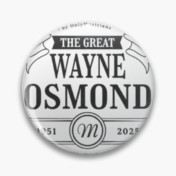 Item preview, Wayne Osmond 1951–2025 Vintage Tribute Classic Music Logo Shirt designed and sold by YoshidaKatsu0ph.