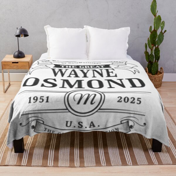 Item preview, Wayne Osmond 1951–2025 Vintage Tribute Classic Music Logo Shirt designed and sold by YoshidaKatsu0ph.