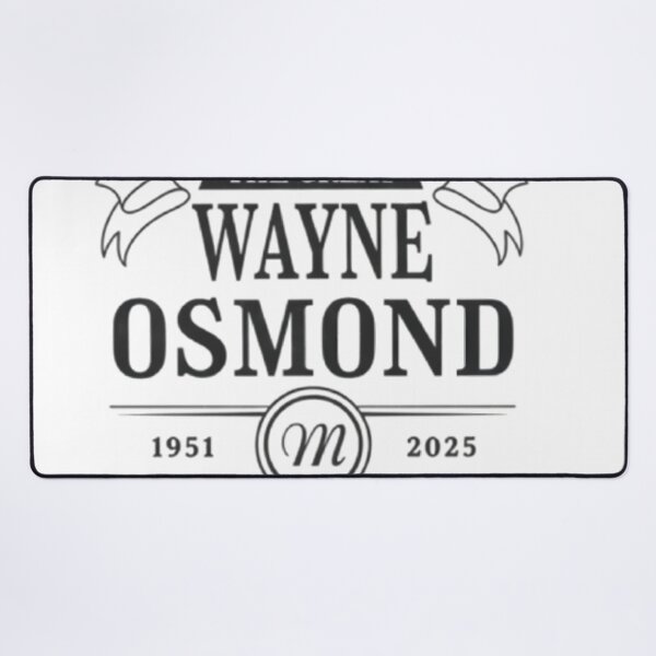 Item preview, Wayne Osmond 1951–2025 Vintage Tribute Classic Music Logo Shirt designed and sold by YoshidaKatsu0ph.