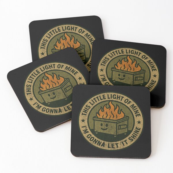 Item preview, This little light of mine I'm gonna let it shine - Funny Dumpster Fire Response Team designed and sold by SkeletonsDanger.