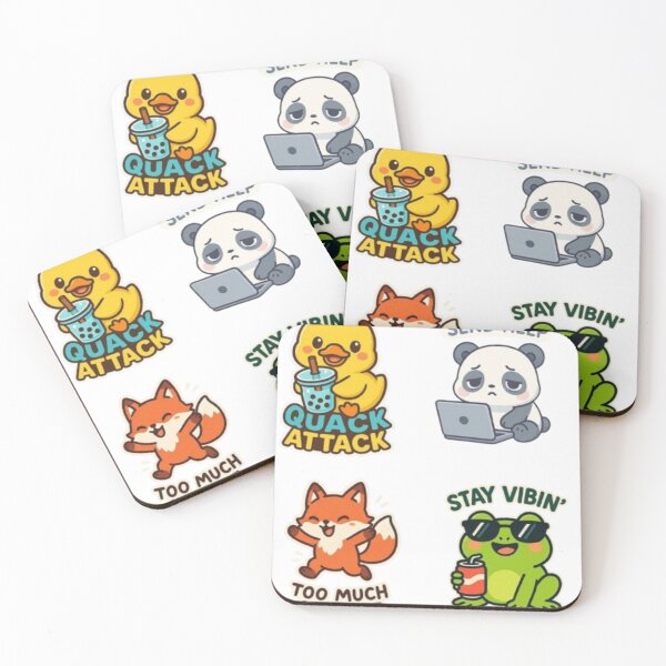 Item preview, Kawaii animal vibes  designed and sold by Vegasstickers.