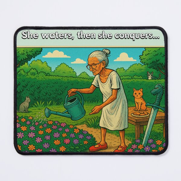 Item preview, She waters, then she conquers T-Shirt designed and sold by Gal Reyes.