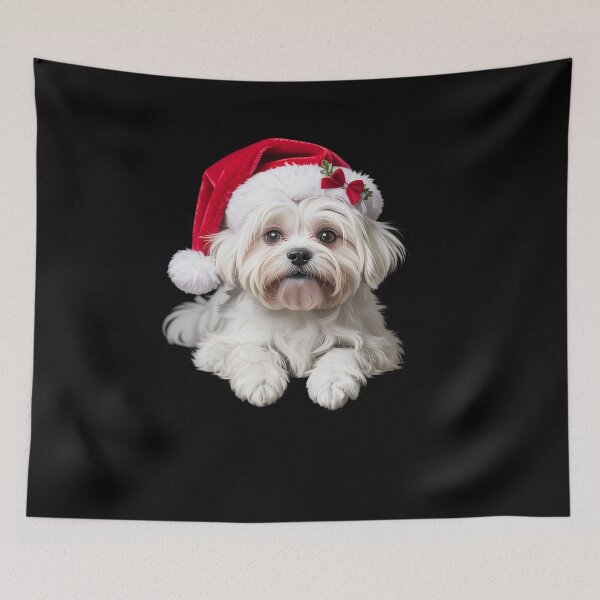 Item preview, Coton de Tulear With Santa Hat Christmas Dog Owner Lover Mom designed and sold by DrewLeuschke.