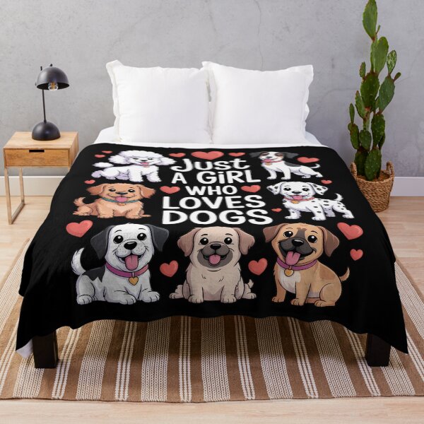 Item preview, with dogs a girl and her girls just a girl who loves dogs designed and sold by ValerieRodrigue.