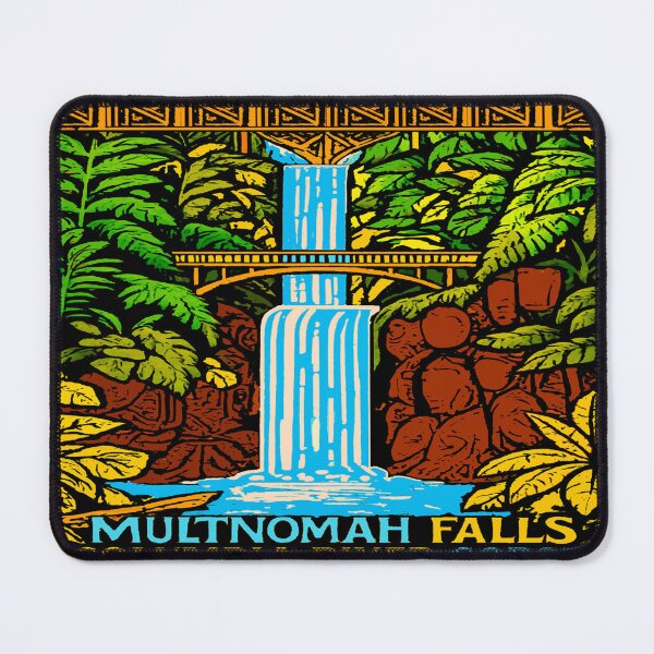 Item preview,  MULTNOMAH FALLS OREGON  COLUMBIA RIVER CORGE designed and sold by waikibi ⭐⭐⭐⭐.