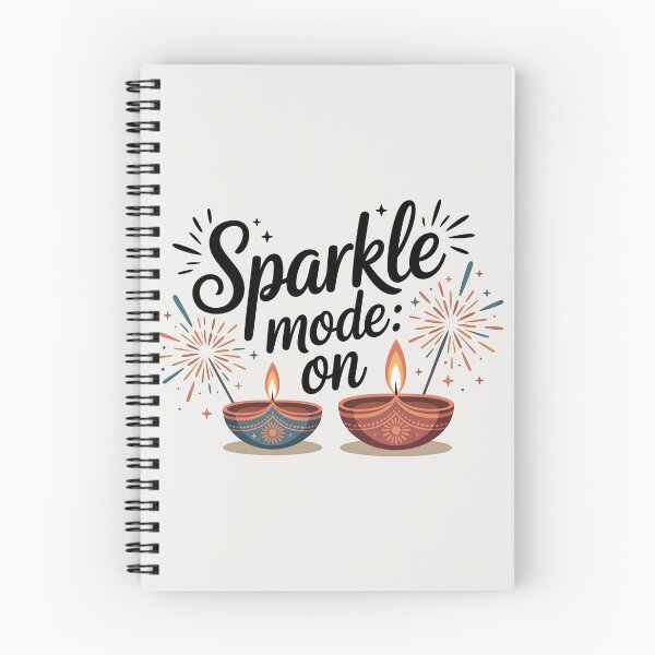 Item preview, Sparkle Mode: ON – Festive Diwali Lights Design designed and sold by Jollys-ArtShop.