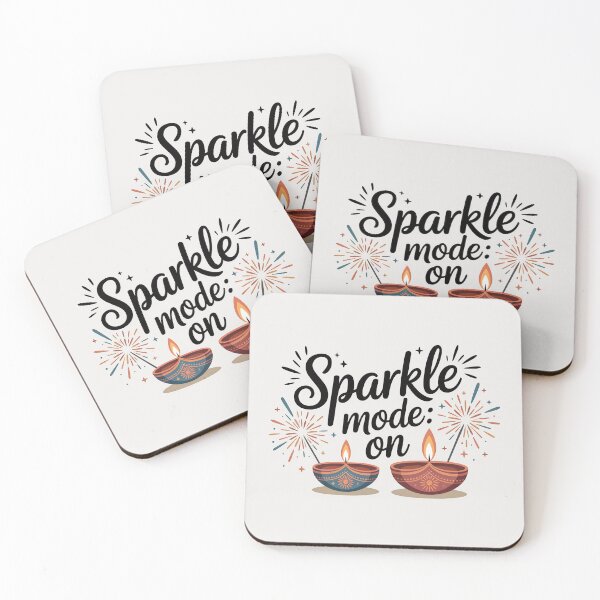 Item preview, Sparkle Mode: ON – Festive Diwali Lights Design designed and sold by Jollys-ArtShop.