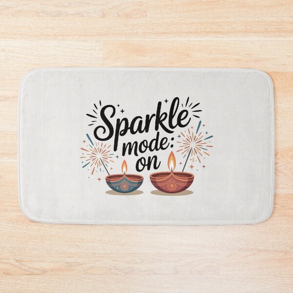 Item preview, Sparkle Mode: ON – Festive Diwali Lights Design designed and sold by Jollys-ArtShop.