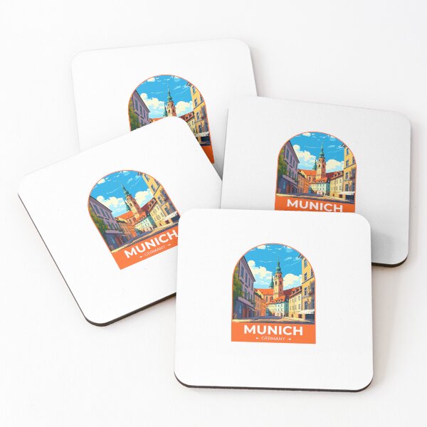 Item preview, Munich Germany Sticker designed and sold by TulipaGraphics.