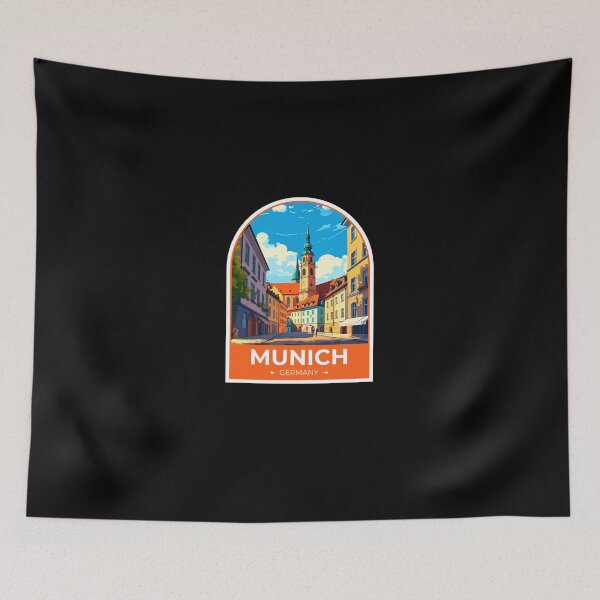 Item preview, Munich Germany Sticker designed and sold by TulipaGraphics.