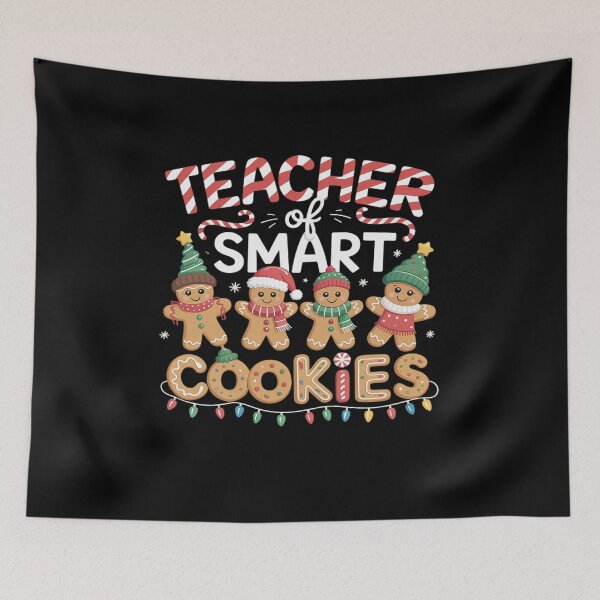 Item preview, Christmas Teacher Of Smart Cookies Funny Cute Gingerbread designed and sold by DrewLeuschke.