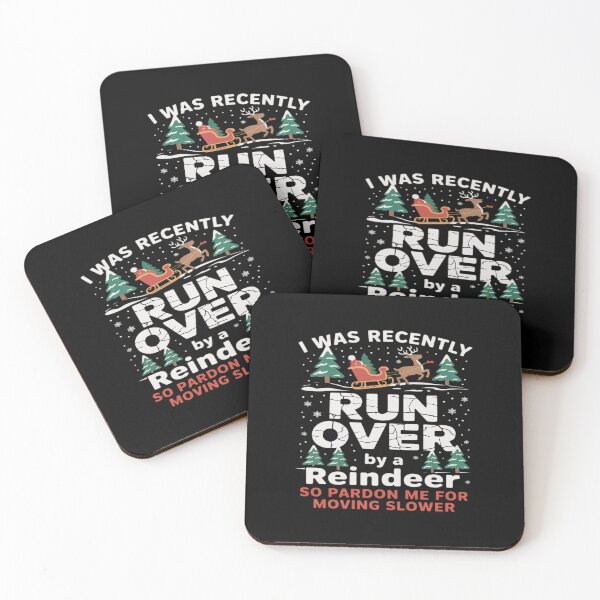 Item preview, Christmas Runover By Reindeer Funny Xmas designed and sold by AmparoBoyle.