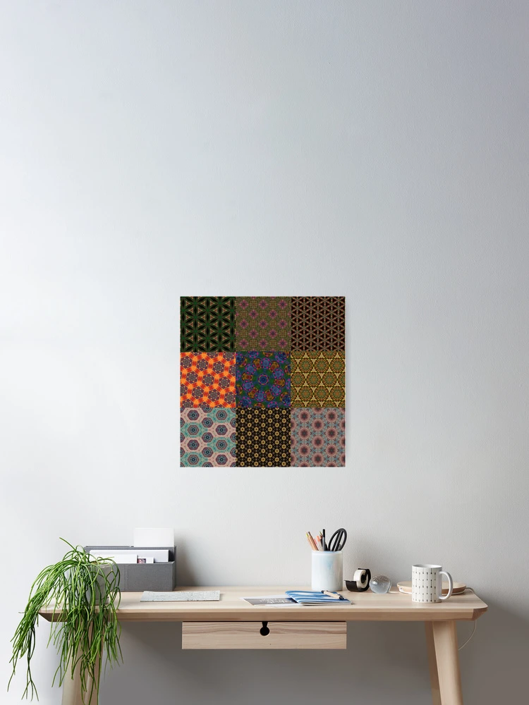 Thumbnail 2 of 3, Poster, Patchwork8 designed and sold by Design4uStudio.
