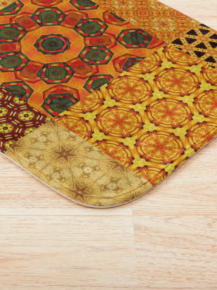Thumbnail 3 of 6, Bath Mat, patchwork4 designed and sold by Design4uStudio.