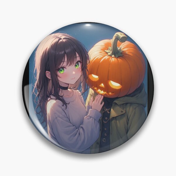 Item preview, The Girl and the Sad Pumpkin designed and sold by ArtsJulian.