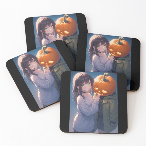 Item preview, The Girl and the Sad Pumpkin designed and sold by ArtsJulian.